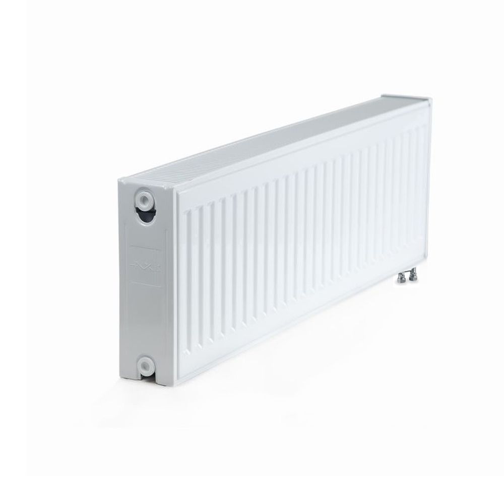 Радиатор стальной панельный AXIS Ventil 22 300x1000, мощность 1441 Вт, присоединение резьбовое - 1/2″, подключение - нижнее, цвет - белый